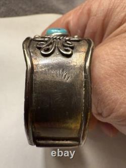 Native American Legacy Concho Sterling Silver Turquoise Watch