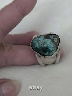 Native American Men's Turquoise Sterling Silver Ring