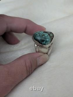 Native American Men's Turquoise Sterling Silver Ring