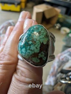 Native American Men's Turquoise Sterling Silver Ring