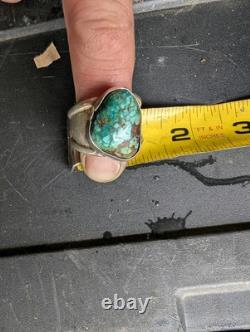 Native American Men's Turquoise Sterling Silver Ring