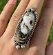Native American Navajo 925 Sterling Silver Wild Horse Handmade Ring Size 8 Es