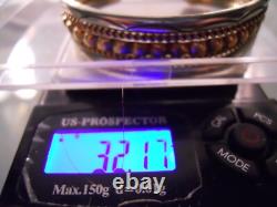 Native American Navajo Bb Bernice Bonney 925 Sterling Silver Ball Cuff Bracelet