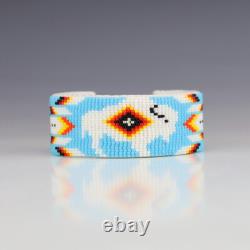 Native American Navajo Beaded Bracelet By Joyce Devore