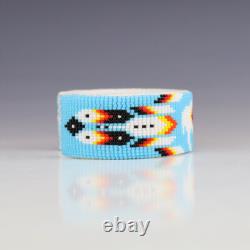 Native American Navajo Beaded Bracelet By Joyce Devore