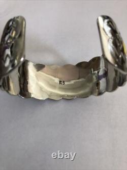 Native American Navajo Bracelet Womens Los Angeles Chargers Cuff Workmanship # B
