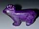Native American Navajo Carved Sugilite Stone Ram Fetish By Amos Pino (d.)