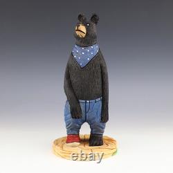 Native American Navajo Folk Art Bear By Orleen & Ray Lansing