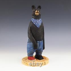 Native American Navajo Folk Art Bear By Orleen & Ray Lansing