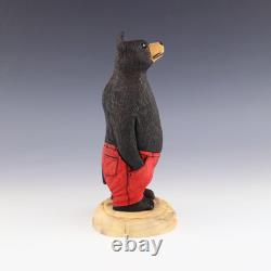 Native American Navajo Folk Art Bear By Orleen & Ray Lansing