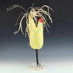 Native American Navajo Folk Art Chicken By Edith & Guy John