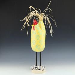 Native American Navajo Folk Art Chicken By Edith & Guy John
