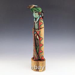 Native American Navajo Folk Art Corn Boy By Dennis Ross