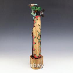 Native American Navajo Folk Art Corn Boy By Dennis Ross