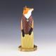 Native American Navajo Folk Art Fox By Orleen & Ray Lansing