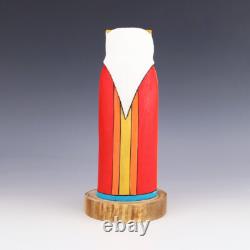 Native American Navajo Folk Art Owl By Orleen & Ray Lansing