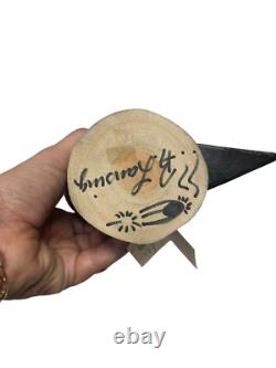 Native American Navajo Folk Art Santa Crow Ray & Alondra LANSING W COA Signed