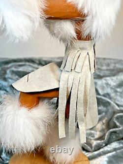 Native American Navajo Fox Warrior Kachina 14 Tall