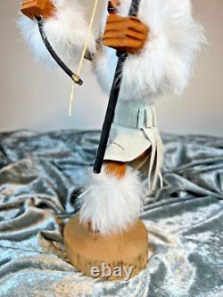 Native American Navajo Fox Warrior Kachina 14 Tall