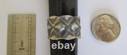 Native American Navajo Fred Harvey Era Sterling Ring Size 7.5 By James Yazzie