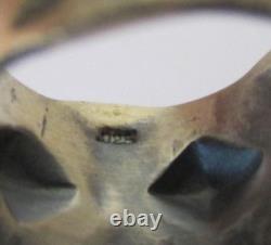 Native American Navajo Fred Harvey Era Sterling Ring Size 7.5 By James Yazzie