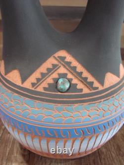 Native American Navajo Hand Etched Wedding Vase Valencia
