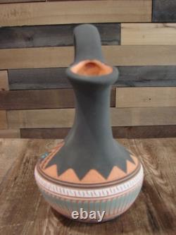 Native American Navajo Hand Etched Wedding Vase Valencia