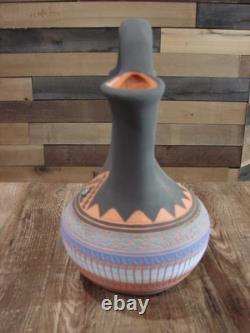 Native American Navajo Hand Etched Wedding Vase Valencia