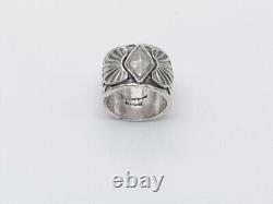Native American Navajo Handmade Sterling Silver Ring Size 6
