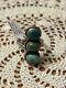 Native American Navajo Handmade Sterling Silver Sonoran Goldturquoise Ring 10.5