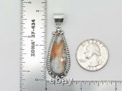Native American Navajo Handmade Sterling Silver and Multi-Stone Pendant