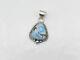 Native American Navajo Handmade Sterling Silver And Turquoise Pendant