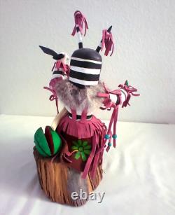 Native American Navajo Handmade Water Melon Clown Kachina 11.8 Fran Yazzie