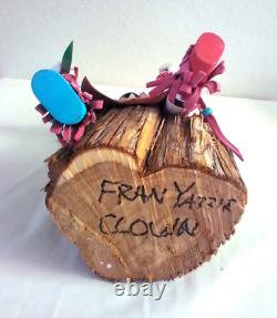 Native American Navajo Handmade Water Melon Clown Kachina 11.8 Fran Yazzie