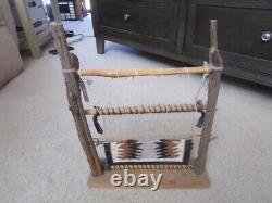 Native American Navajo Indian Weaving Board Model