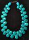 Native American Navajo Kingman Turquoise Point Beaded 17 Necklace