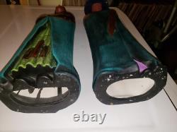 Native American Navajo Man Woman Southwest Couple Handpainted Sittre Mold Pair
