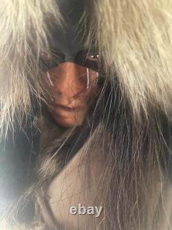 Native American Navajo Medicine Man Figure Handmade 30 inches Vintage