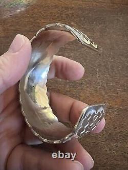 Native American Navajo Mens Bracelet NFL Seattle Seahawks Football Stunning # B