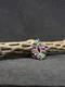 Native American Navajo Multi-color / Multistone Sterling Silver Ring Size 7
