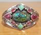 Native American / Navajo. Newithvintage (1994) Sterling Multi-stone Bracelet