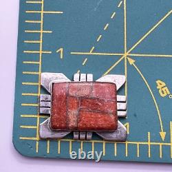 Native American Navajo P Sanchez Sterling Silver Oyster Channel Inlay Finding