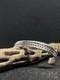 Native American Navajo Plain Sterling Twisted Silver Cuff Bracelet Signed