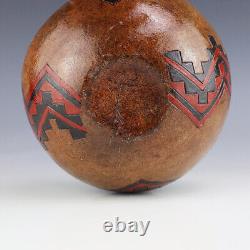 Native American Navajo Pottery Bowl By Roy Stewart