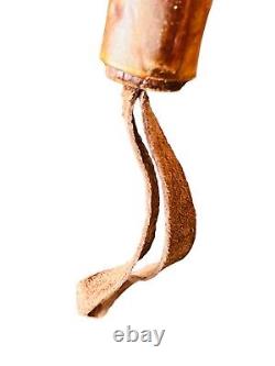 Native American Navajo Rawhide Turtle 13 Ceremonial Rattle By Larry Cly