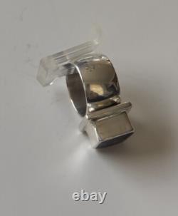 Native American Navajo Ronnie Willie Sterling Silver / Amethyst Ring Size 6