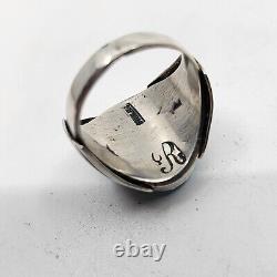 Native American Navajo Sadie Randolph Sleeping Beauty Turquoise Ring Mens 9.5