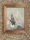 Native American Navajo Sand Painting With Big Eagle By Michael Watchman