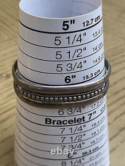 Native American Navajo Signed Y Sterling Silver Cuff Bracelet Virgil Yazzie