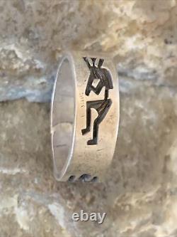 Native American Navajo Stamped Sterling Silver Pueblo Ring Size 7 11979